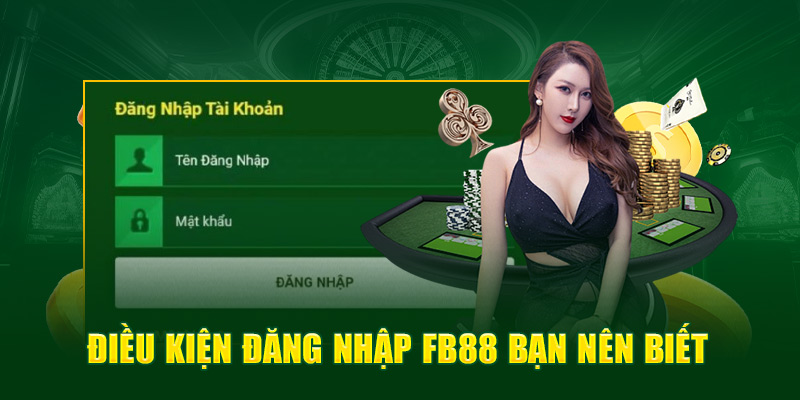 Điều kiện đăng nhập Fb88 bạn nên biết